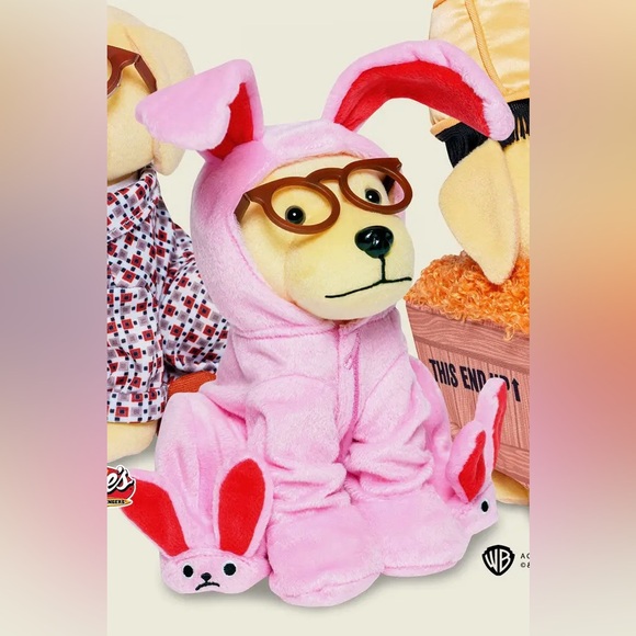 Other - 🆕 Raising Cane’s Limited Edition "A Christmas Story" Pink Bunny Cane Plush Puppy
